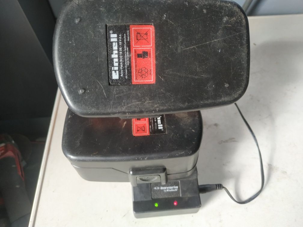 Wkrętarka akumulatorowa Einhell 18V 2 baterie ładowarka