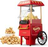 Maszyna do popcornu w stylu retro, Cozeemax GPM-820, 1200 W