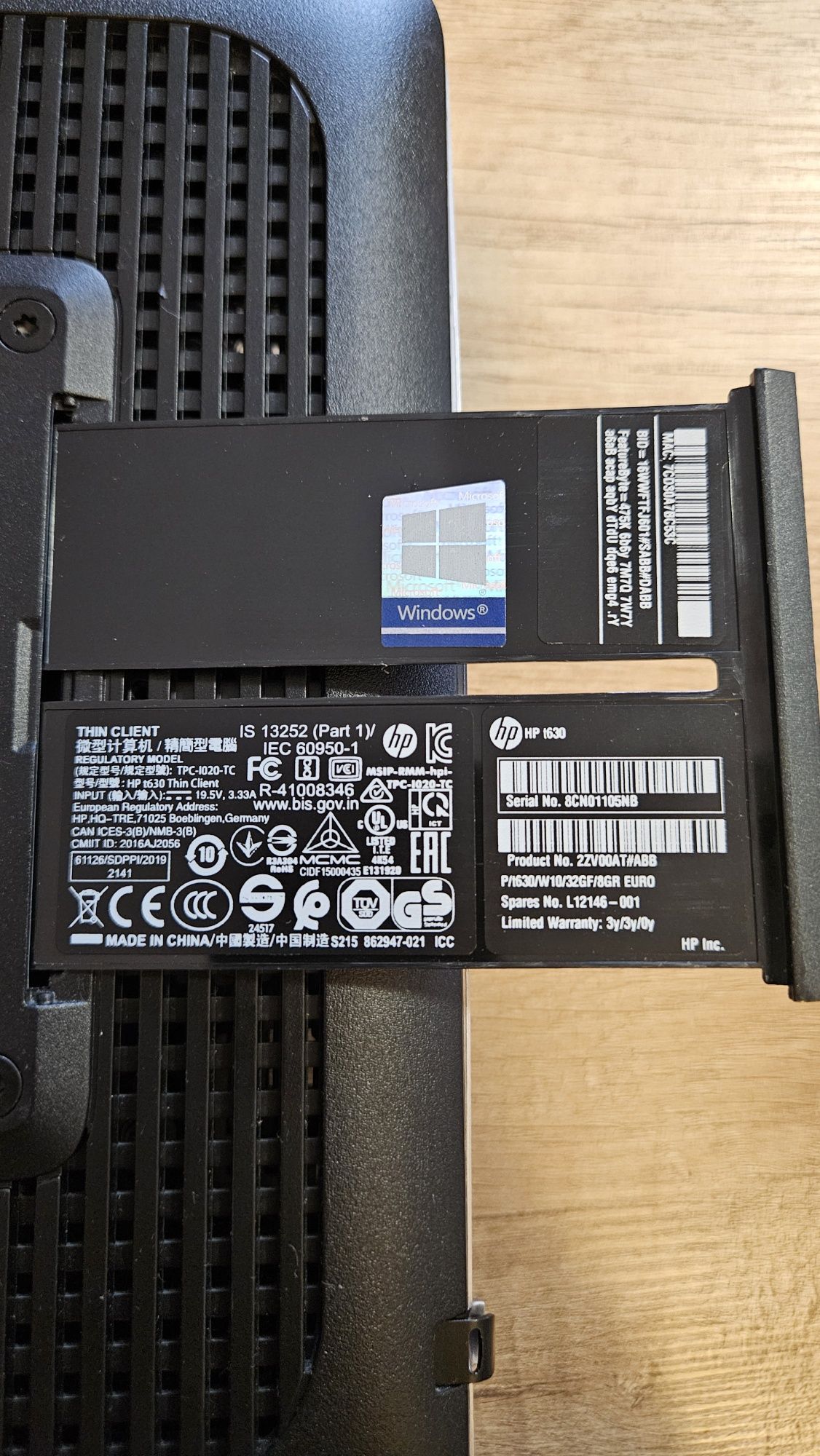 Komputer MiniPC terminal HP T630 AMD GX-420GI 4GB