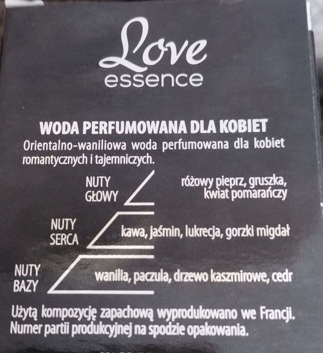 Woda perfumowana Love essence