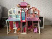 Duzy 3 piętrowy miejski domek Barbie z windą