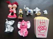 skarbonka figurki porcelanowe śliczne laleczki zestaw porcelany