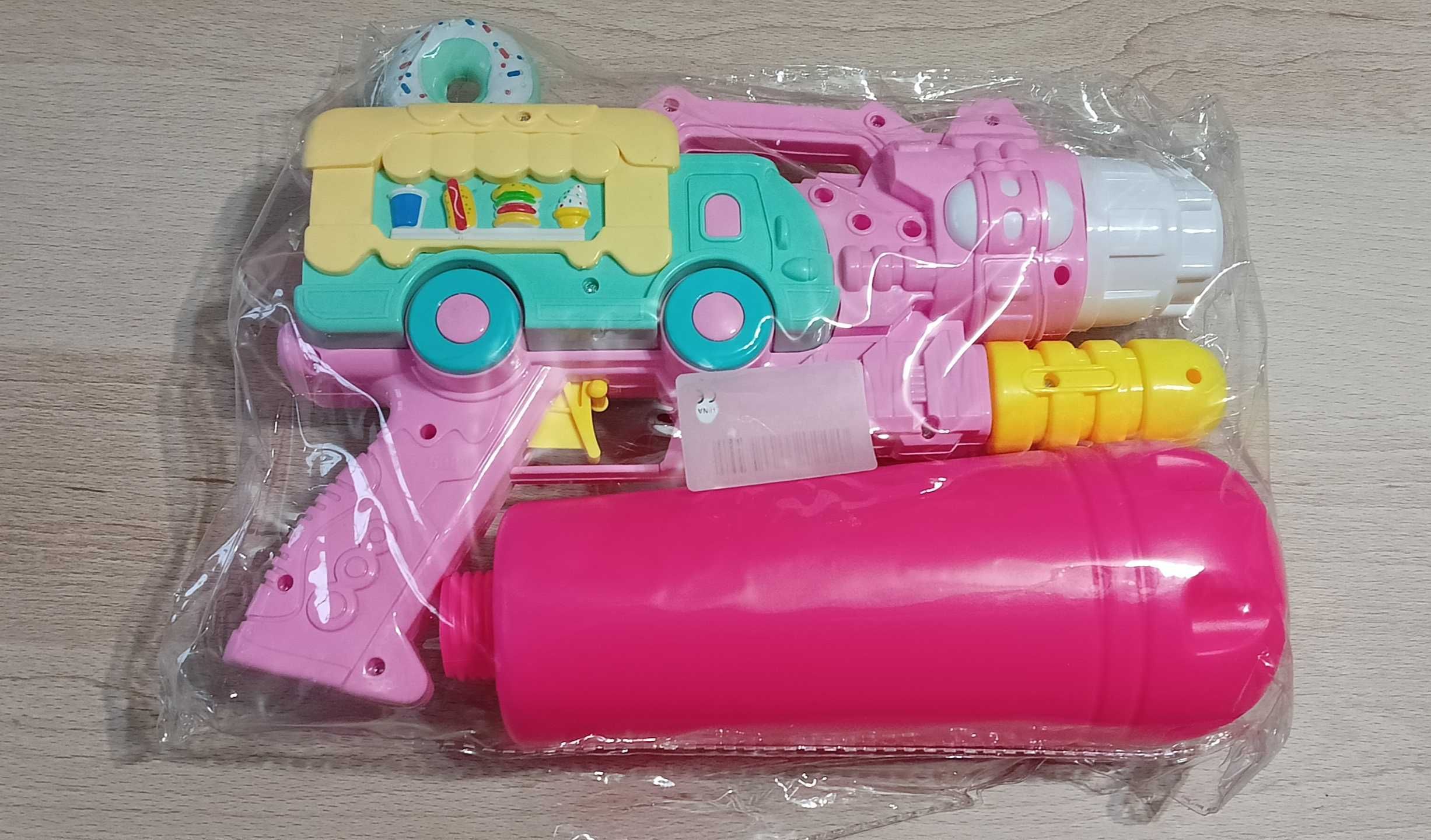 Pistolet na wodę zabawka wodna dla dzieci automatyczny różowy 750ml