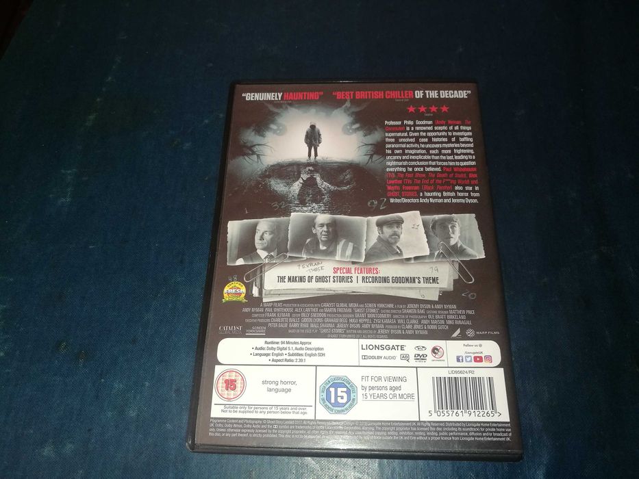 GHOST STORIES	DVD (legendagem em Inglês)