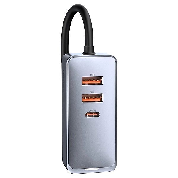 Baseus Share Together ładowarka samochodowa 3x Usb / Usb Typ C 120w Pp