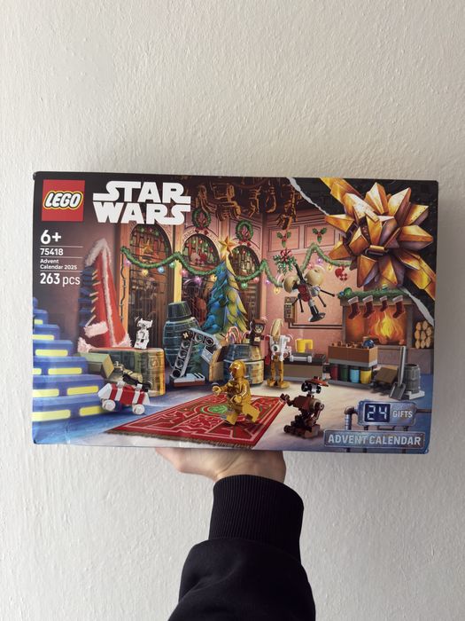 Lego star wars kalendarz adwentowy dla dziecka nowy 75418