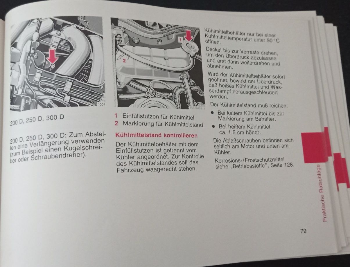 Instrukcja obsługi Mercedes Benz Betriebsanleitung