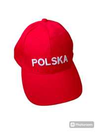 Czapka z daszkiem POLSKA dla kibica Polski