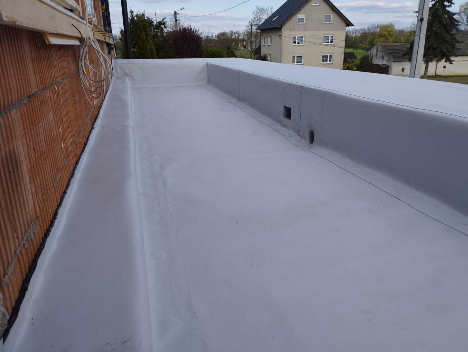 Dachy płaskie/garaże/balkony/tarasy/ w systemie membrany pvc i papy