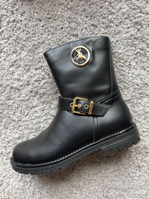 Шкіряні чоботи оригінал Patrizia Pepe