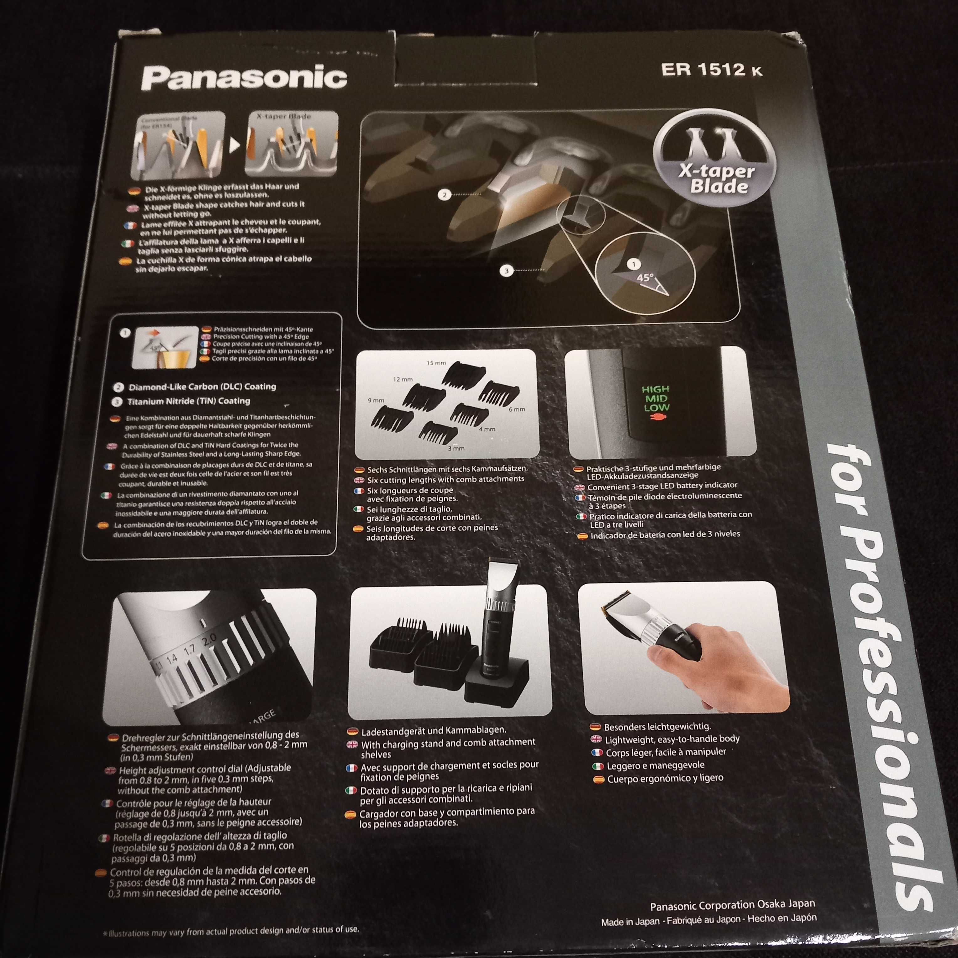 Panasonic ER 1512 k