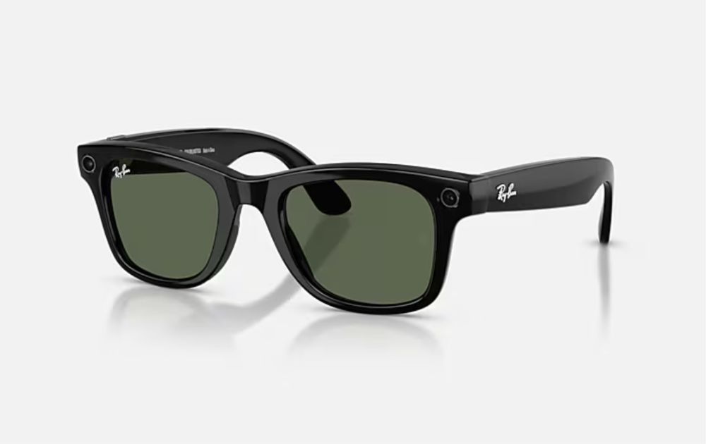Нові!!Смарт-окуляри Ray-Ban Meta Wayfarer Shiny Black/G15 Green