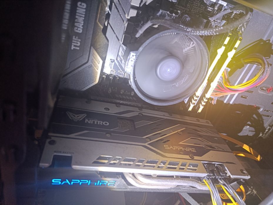 Комп'ютер Пк Ryzen 5 5500 rx 580 16 оперативки Asus 450 Plus