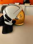 Capacete Bullard Magma Branco e Dourado