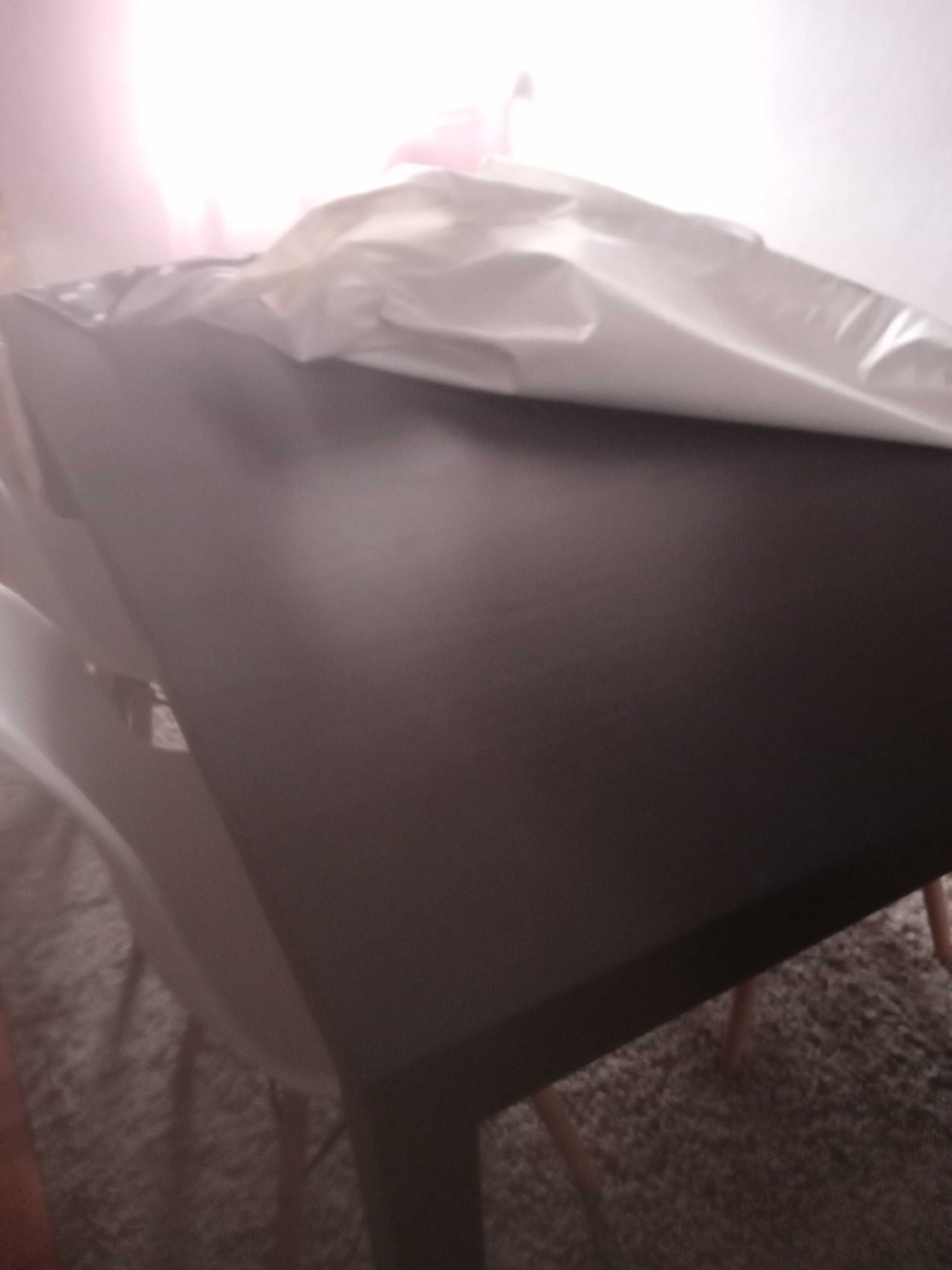 mesa madeira  preta ikea