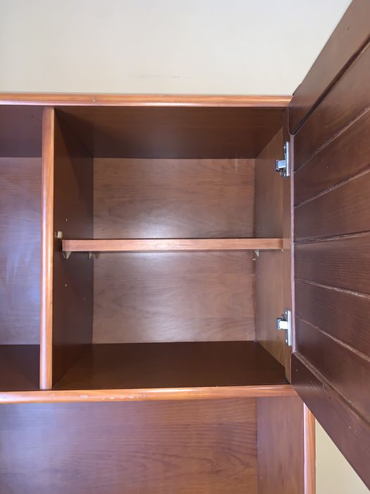 Secretária com estante