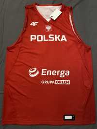 Koszulka koszykarska 4F Polska rozmiar 2XL