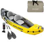 Intex 68307 Explorer K2 байдарка каяк лодка 3.12х91 весла насос