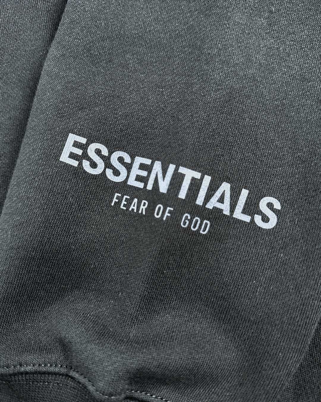 Світшот Fear Of God Essentials Front Logo Half Zip Sweat Black