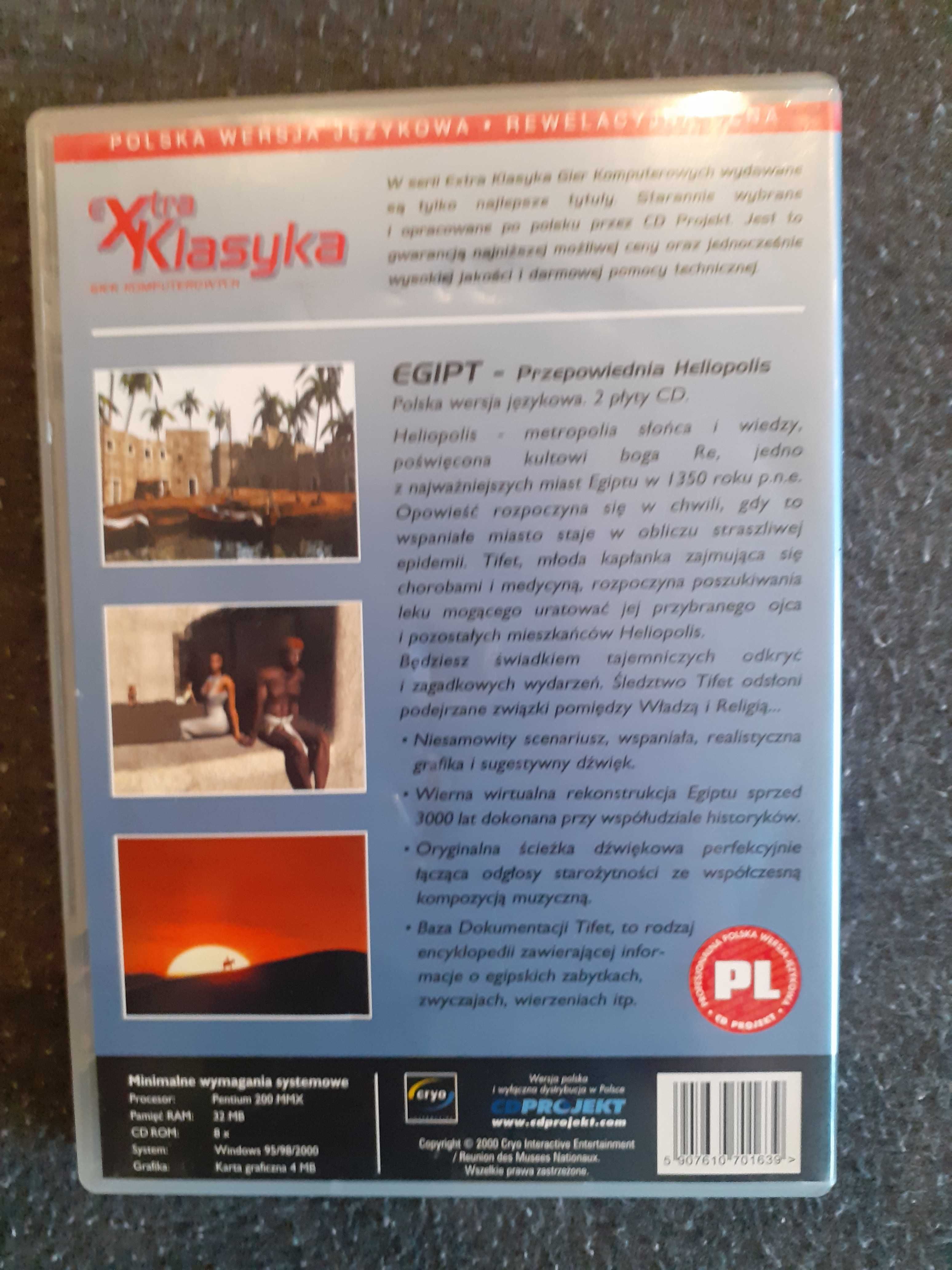 Gra PC Egipt: Przepowiednia Heliopolis - eXtra Klasyka - retro gra!