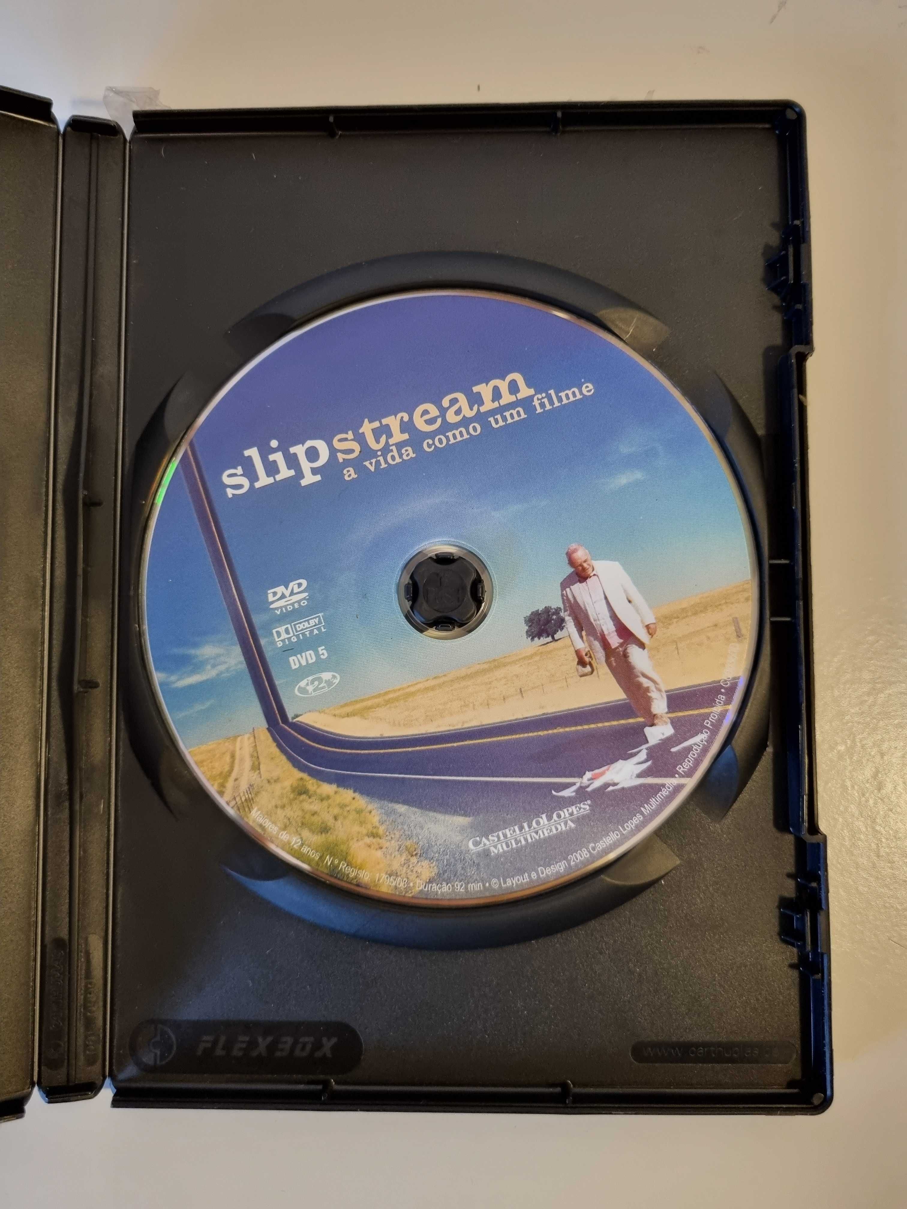 DVD do filme "Slipstream - A Vida como um Filme"