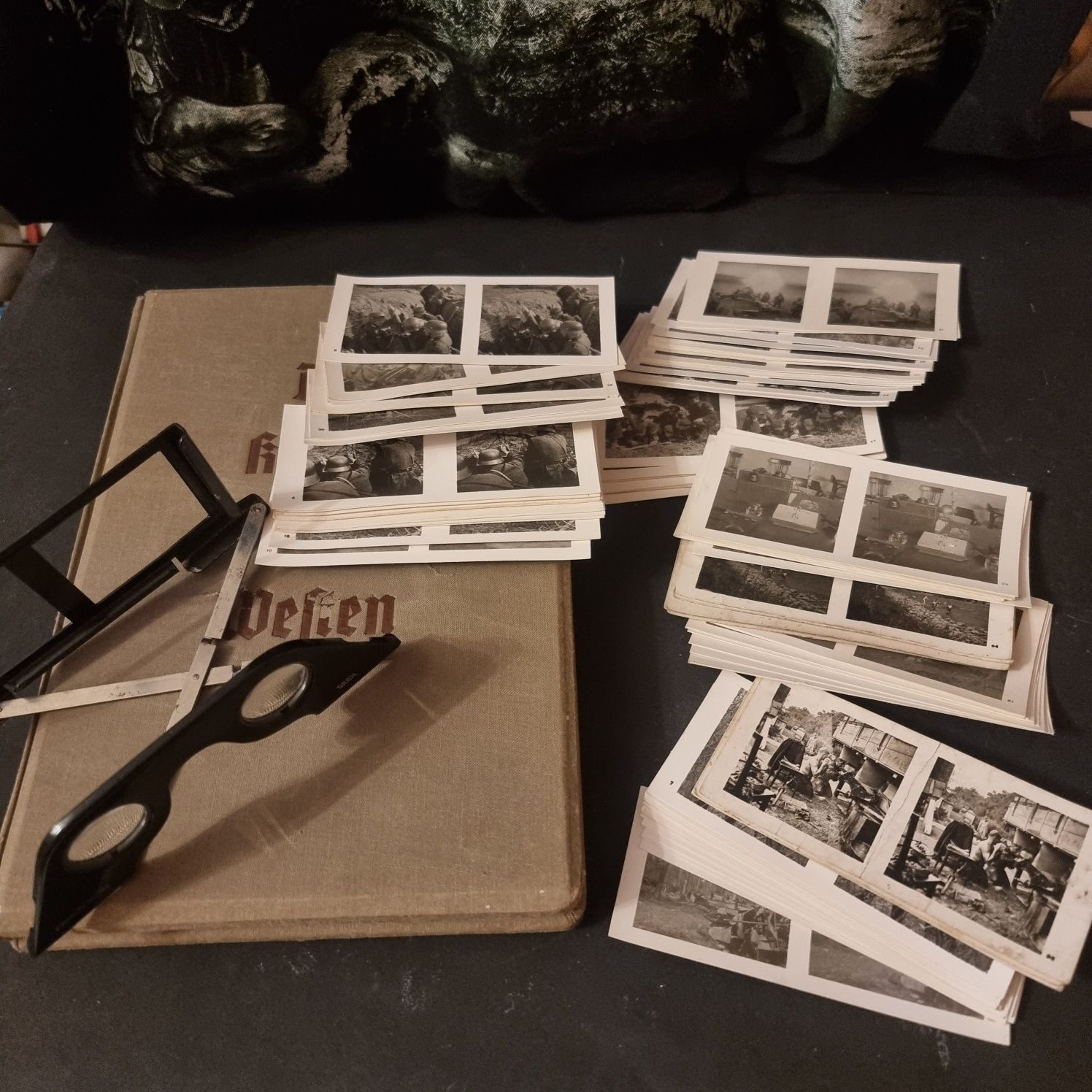 Zdjęcia stereoskopowe 3 D Wehrmacht 3 Rzesza Luftwaffe