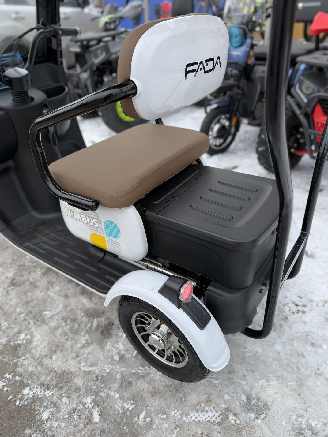 Електротрайк електроскутер скутер трьохколісний Fada Nimbus 800W