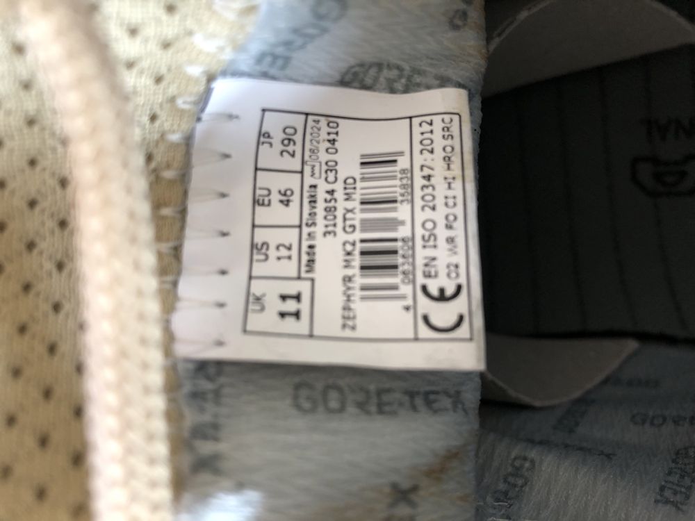 Lowa ZEPHYR mid GTX gore-tex rozmiar uk 11 46