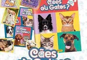 cromos da coleção cães  ou gatos