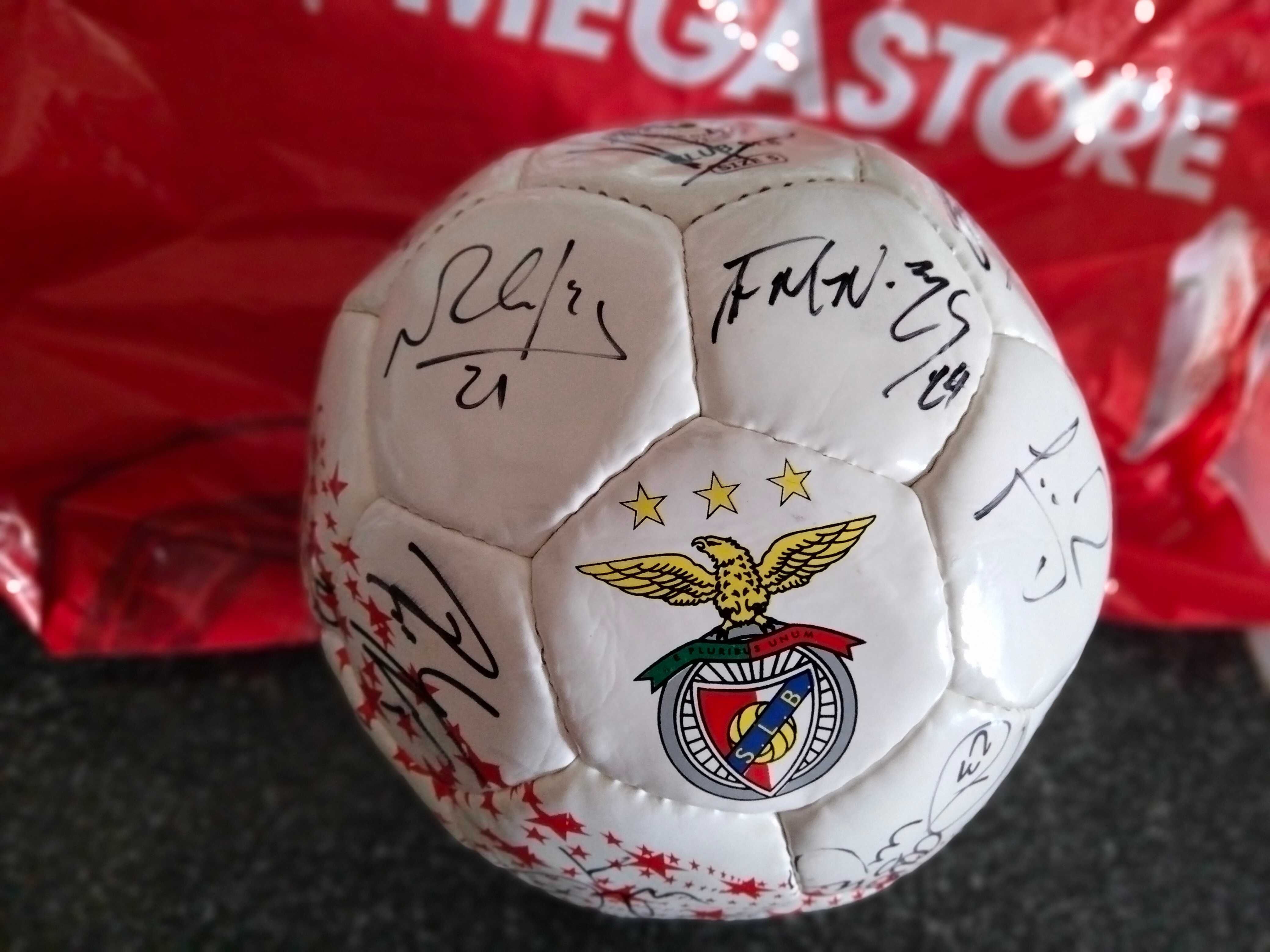 Bola BENFICA campeão 2010 autografada