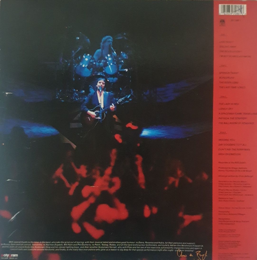 Disco vinil Chris de Burgh - High on Emotion Live from Dublin