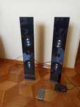 głośniki kolumny, wbudowany odtwarzacz bluetooth, USB, AUX. 230V
