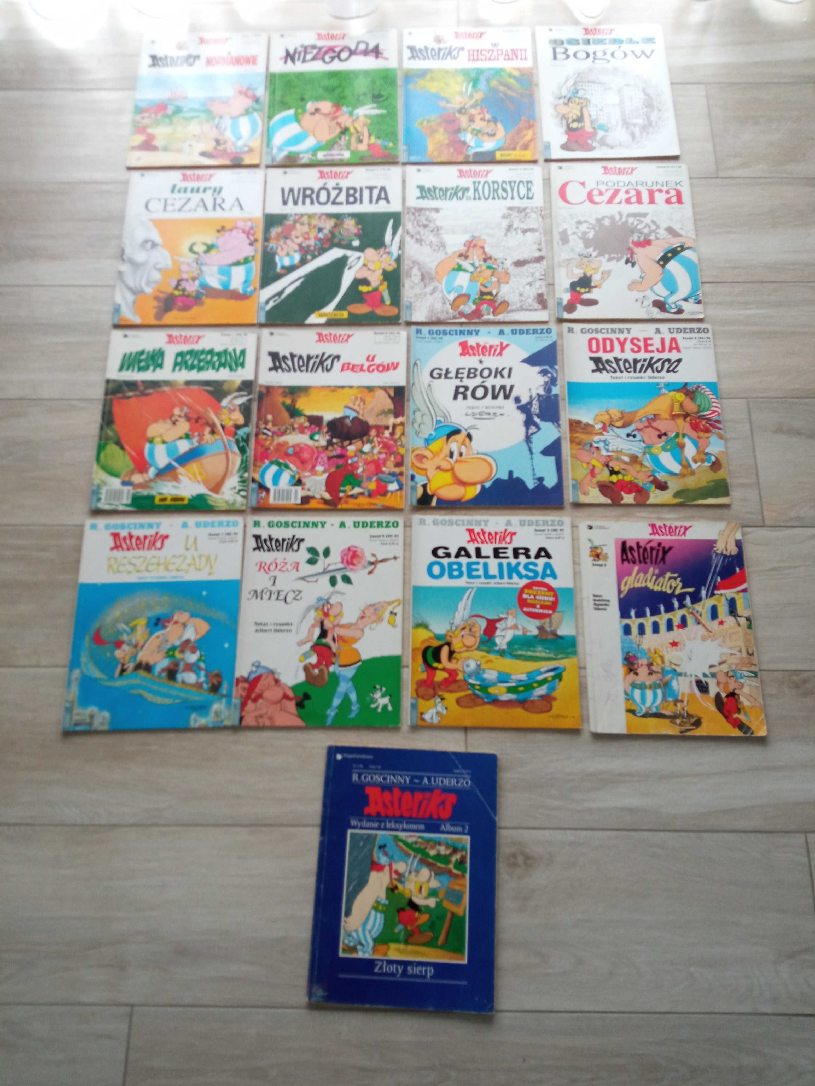 Asterix i Obelix Asteriks Gościnny komiksy z lat  92/97  20zl/ szt