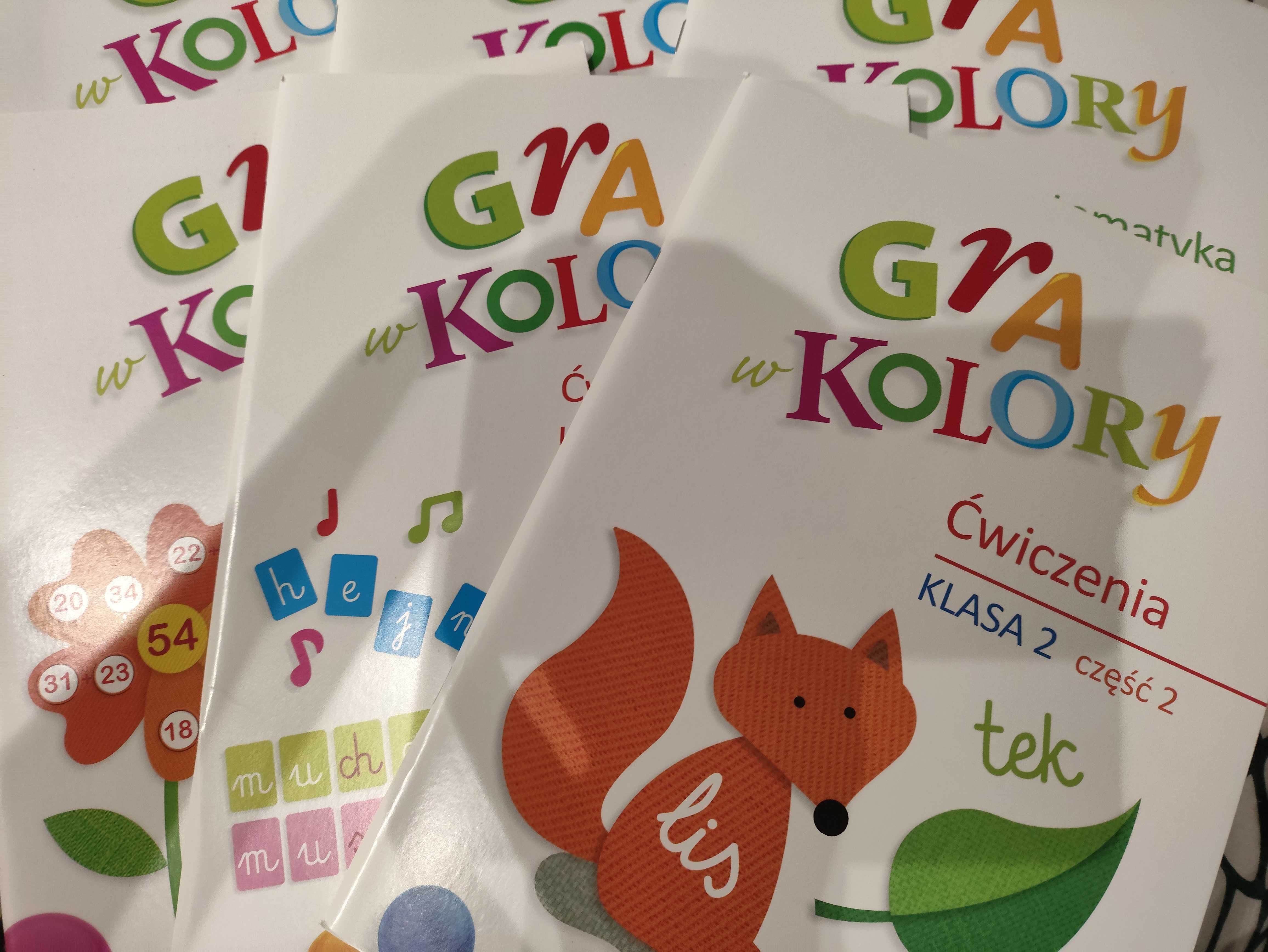 Ćwiczenia gra w kolory klasa 2 juka