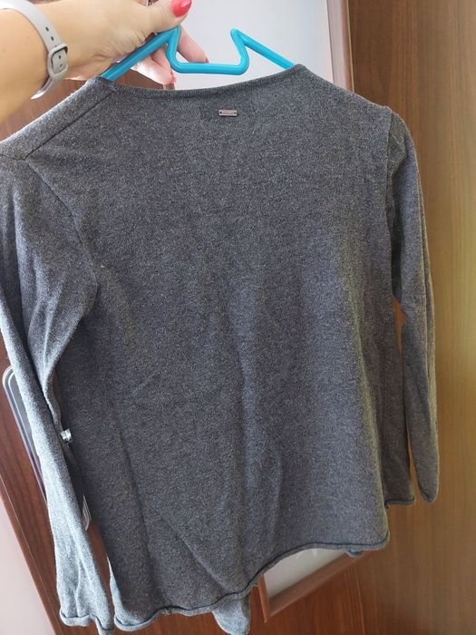 Sweterek Reserved 146 cm ciemnoszary