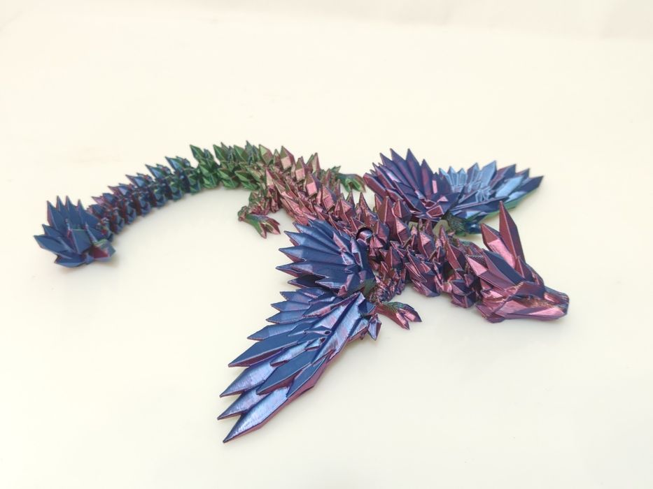 Smok zabawka 3D ruchome elementy idealny na prezent