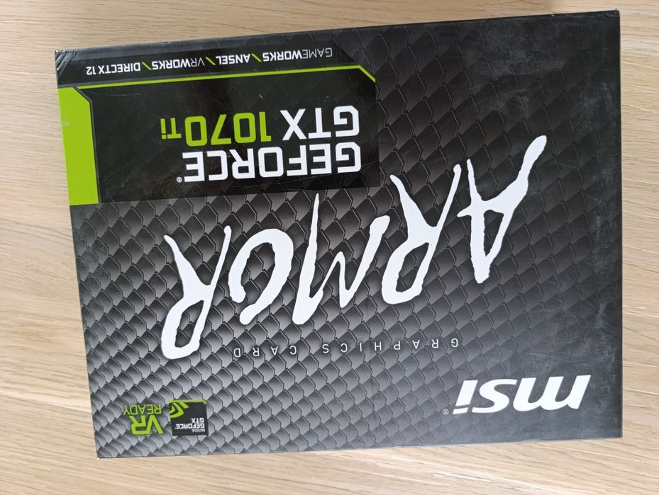 MSI GeForce GTX 1070 TI ARMOR 8GB GDDR5 VR Ready