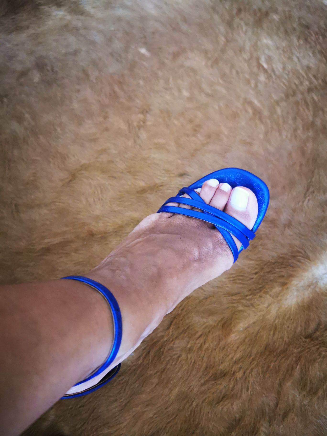 Sandálias Zara azuis