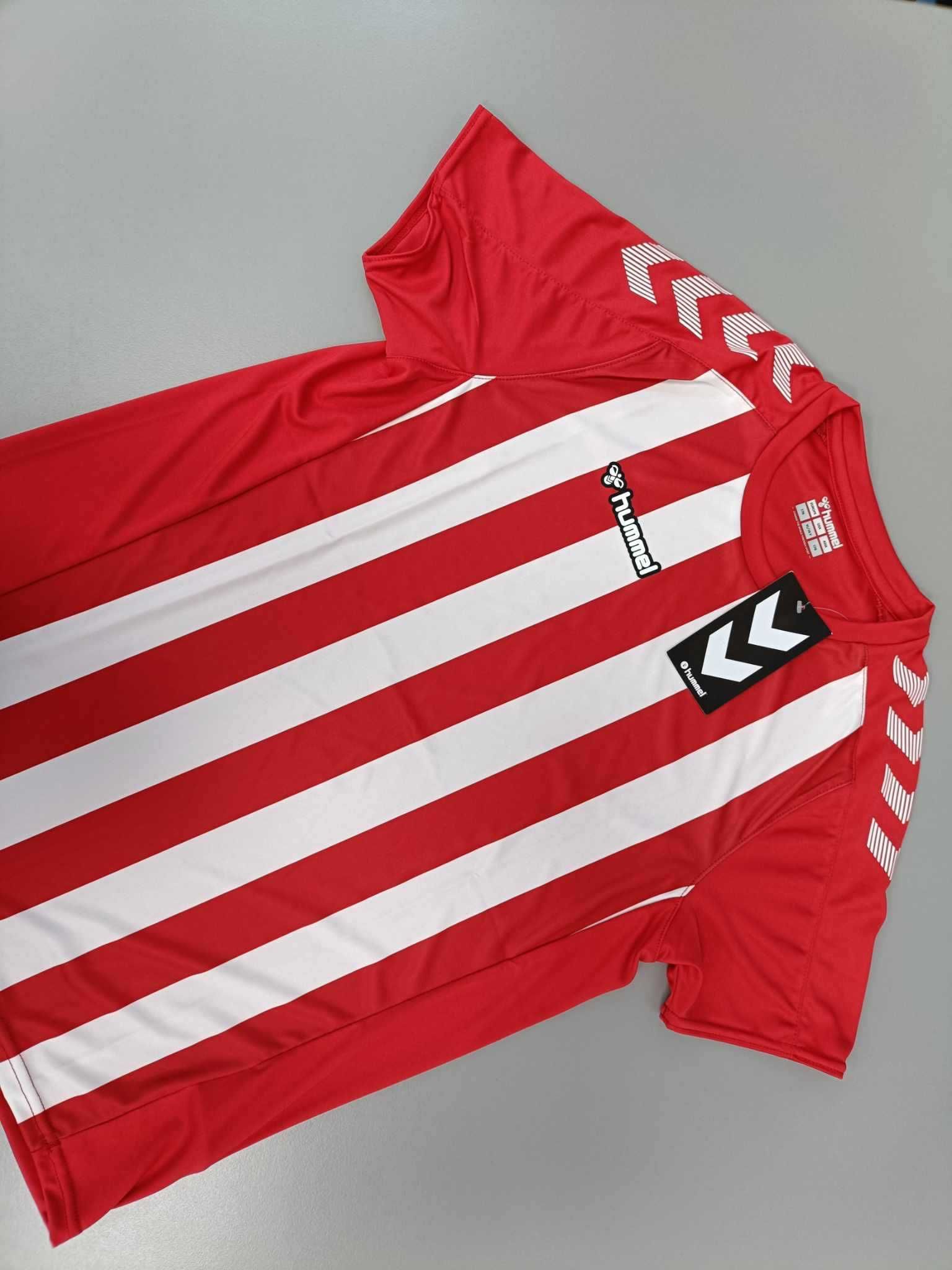 Nowa koszulka sportowa, piłkarska T-shirt Hummel 176 Elite Stripe