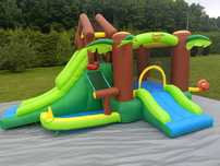 Dmuchaniec Jungla dmuchana trampolina dla dzieci centrum zabaw