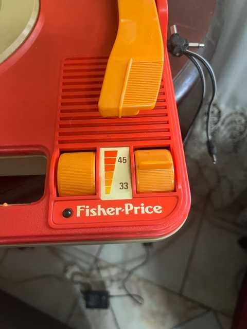 Gira discos Fisher-Price anos 80