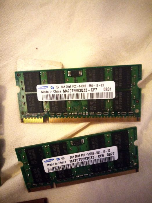 RAM Memories: 1, 2, 4 GB64739017398531122