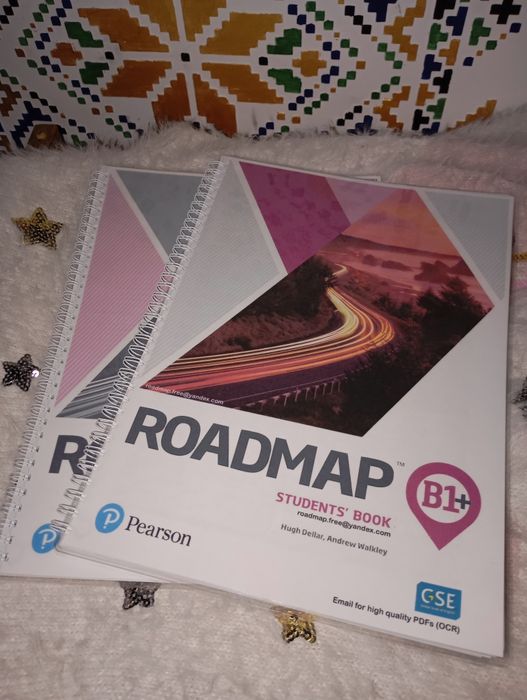 Roadmap A1,A2,A2+,B1,B1+B2,B2+,C1( student book, work book)