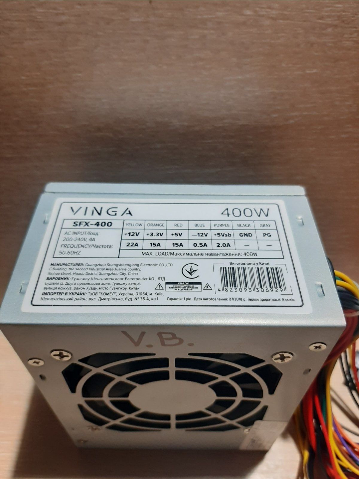 АКЦІЯ! Блоки живлення Vinga SFX-400,VmPS-400-120, 80mm. SFX, кількість