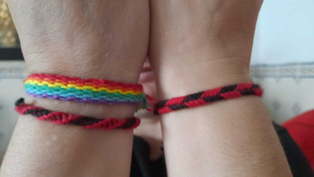 Pulseiras macramé