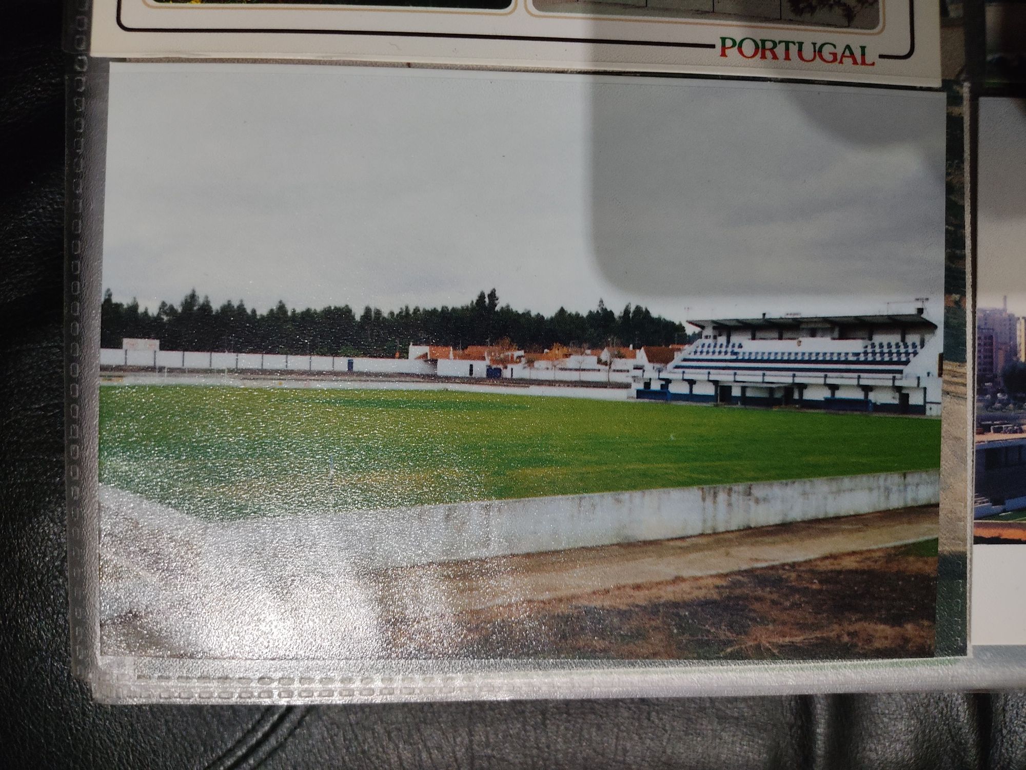 Postal do estádio municipal de Almeirim