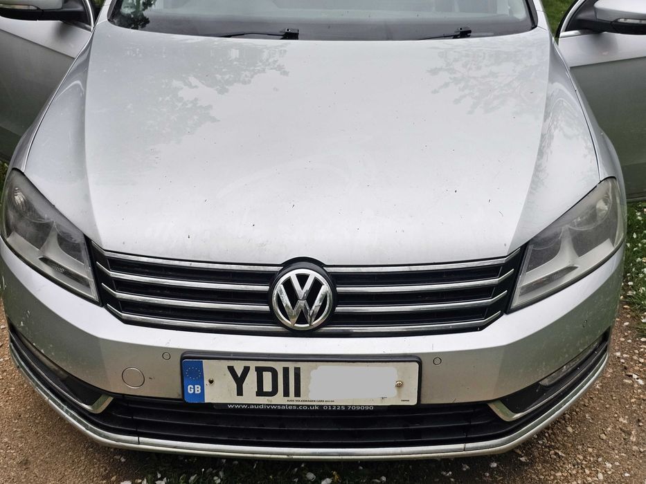 VW Passat B7 Przód Kompletny Zderzak 6pdc Maska Błotniki Lampy LA7W