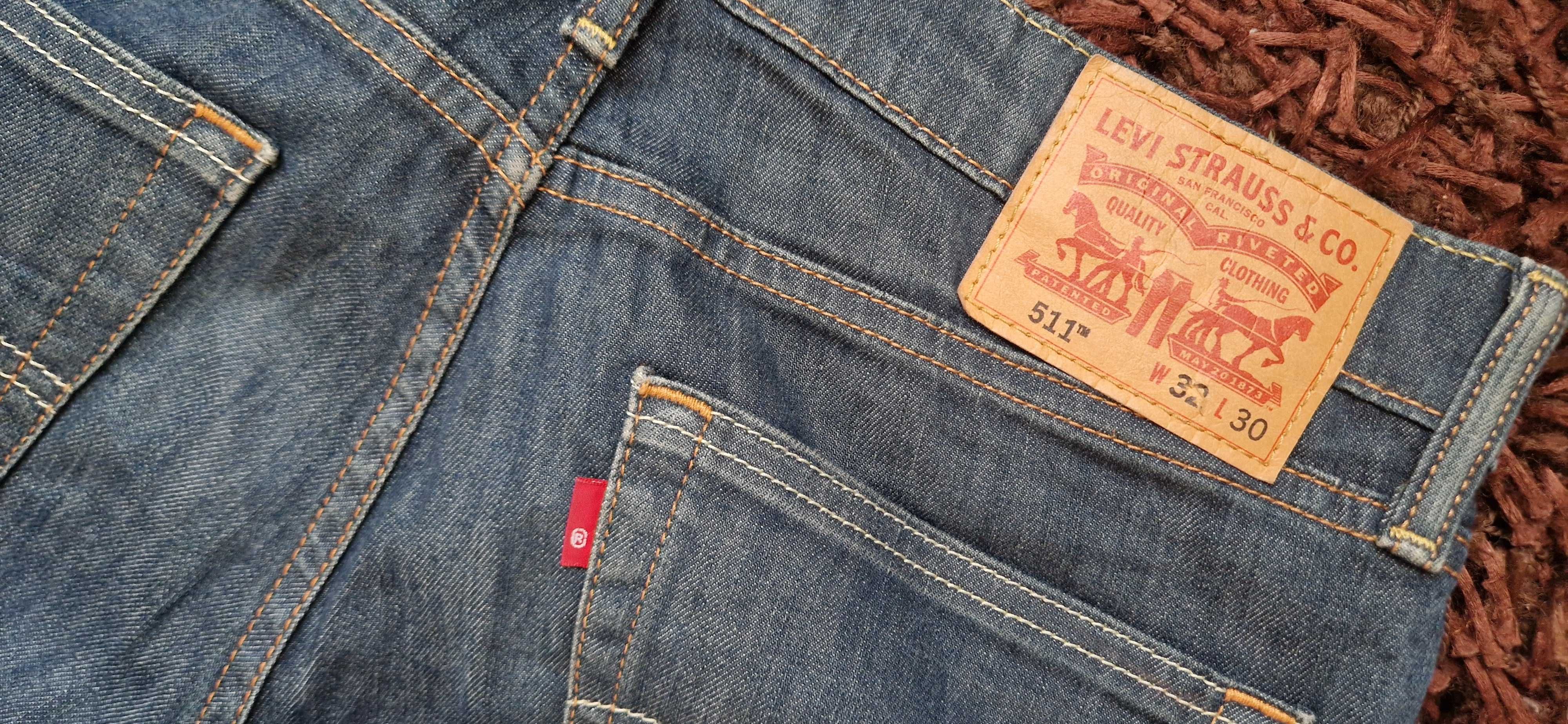 Spodnie męskie jeans Levis 511 W32L30