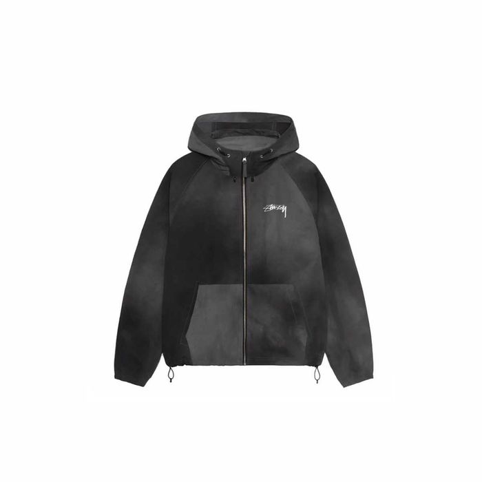Куртка STUSSY Beach Shell Jacket Wave Dye Black