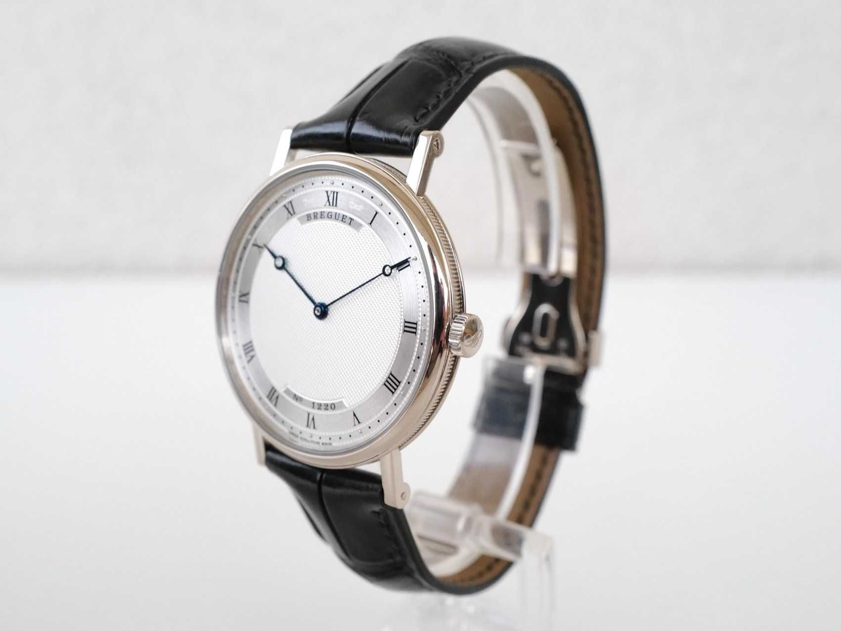 Breguet Classique Ultra Slim 18K White Gold Deployant Clasp 38mm